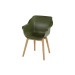 category Hartman | Tuinstoel Sophie met Armleuningen Teak | Moss Green 760487-01